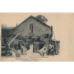 CHAMESSON-S/-SEINE : Chantiers et Scieries de Pierres, BERTHELEMOT GEDEON Exploitation - très bon état