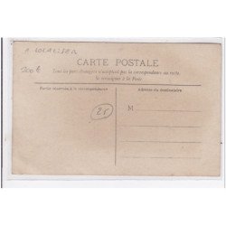 A LOCALISER : carte photo d'un café (plaque du Doubs en haut à droite) vers 1910 - très bon état
