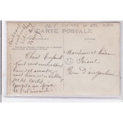 COURBEVOIE : carte photo du magasin de la société """"Au Bec AUER"""" au 3 rue Victor Hugo - très bon état