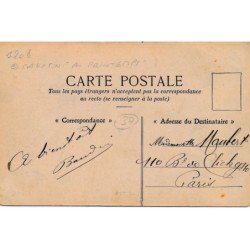 VILLAINES : Devanture du Magasin """"Au Printemps"""" - état