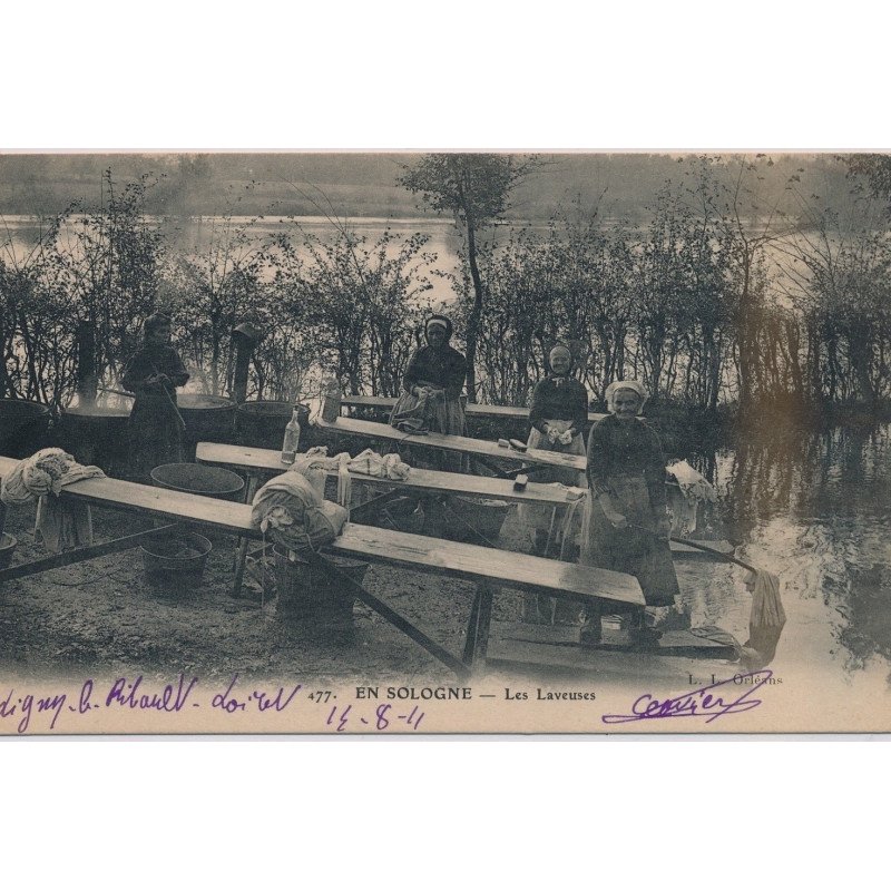 En SOLOGNE : Les Laveuses - très bon état