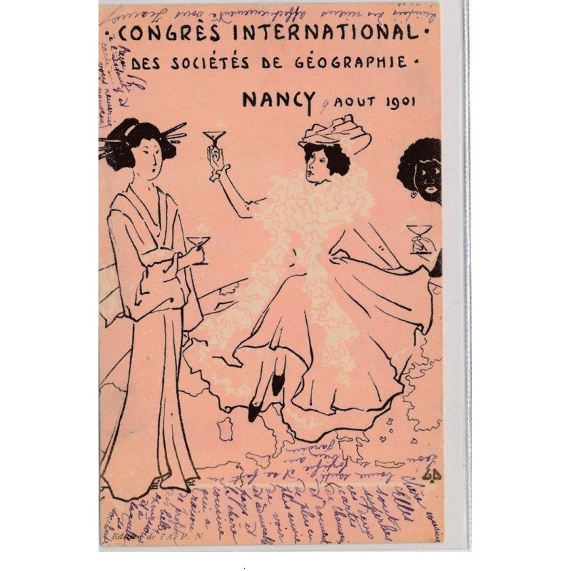 NANCY : Congrès International, des sociétés de Géographie, Demeufvre - état NANCY : Congrès International, des sociétés de Géographie, Demeufvre - état