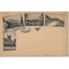 CHAMONIX : Carte Souvenir, Le Mont Blanc, Monument Saussure - très bon état