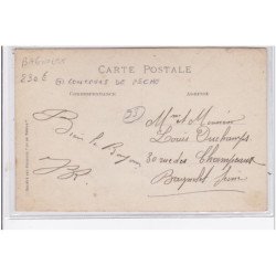 BAGNOLET : carte photo des """"Martins-Pêcheurs de Paris"""" - concours de pêche vers 1910 - très bon état