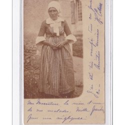 MASSAT : carte photo d'une massatoise vers 1900 - très bon état