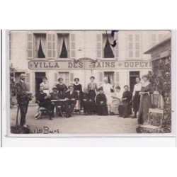 NERIS LES BAINS : carte photo de la villa des Bains vers 1910 - très bon état