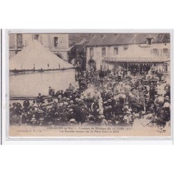CERISIERS en fête - concours de musique en 1910 (manège) - très bon état