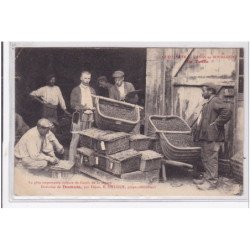 Domaine de DOMOIS par Dijon : cueillette du cassis - la Pesée - viticulteur SIRUGUE - bon état (un petit pli d'angle)