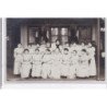 CORBEIL ESSONNES : carte photo de membres du comité de secours aux militaires de la gare (ww1) - très bon état
