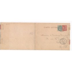 LE TREPORT : Carte Panoramique - Panorama de la Promenade de la Plage (29x12) -  très bon état