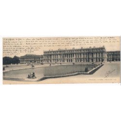 Carte Panoramique - VERSAILLES - Le Château, Vue sur le Parc (28x11) - très bon état