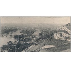 Carte Panoramique - ROUEN - Vue prise de Bon-Secours (29x15) - très bon état