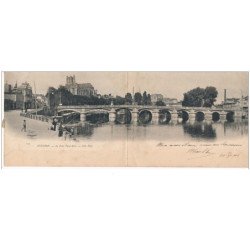 Carte Panoramique - AUXERRE - Le Pont Paul-Bert (28x11) - état