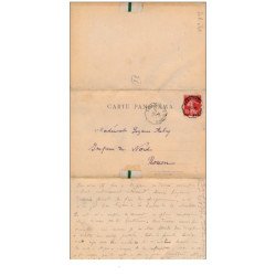 Carte Panoramique - DIEPPE - Vue générale sur le Casino (28x15) - état