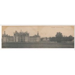 Carte Panoramique - CHAMBORD - Panorama du Château (28x9) - très bon état