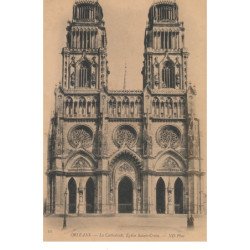 Carte Panoramique - ORLEANS - La Cathédrale, Eglise Sainte-Croix (14x18) - très bon état