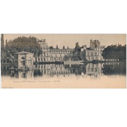Carte Panoramique - FONTAINEBLEAU - Vue du Palais, prise du Parc (25x11) - très bon état