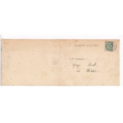 Carte Panoramique - ROUEN - Vue prise en Amont du Pont Transbordeur (28x11) - très bon état