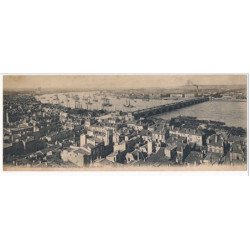 Carte Panoramique - BORDEAUX - La Rade, vue prise de la Tour Saint-Michel (28x11) - Très bon état