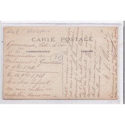 GEMEAUX : carte photo de l'inauguration du monument aux morts en 1921 - très bon état