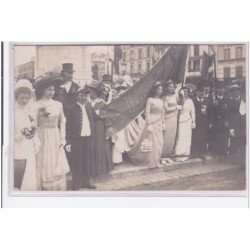 BEAUVAIS  : carte photo des fêtes de Jeanne Hachette vers 1910 - très bon état