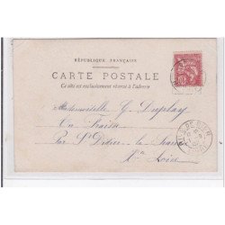 A localiser mais dans la Loire : carte photo d'un montreur d'ours vers 1900 - bon état (un coin plié)