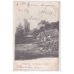 HERISSON : le chateau pris de la riviere - tres bon etat