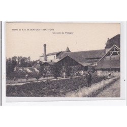 St-LIEU-SEPT-FONS : abbaye de n.d de st-lieu, un coin du potager - tres bon etat