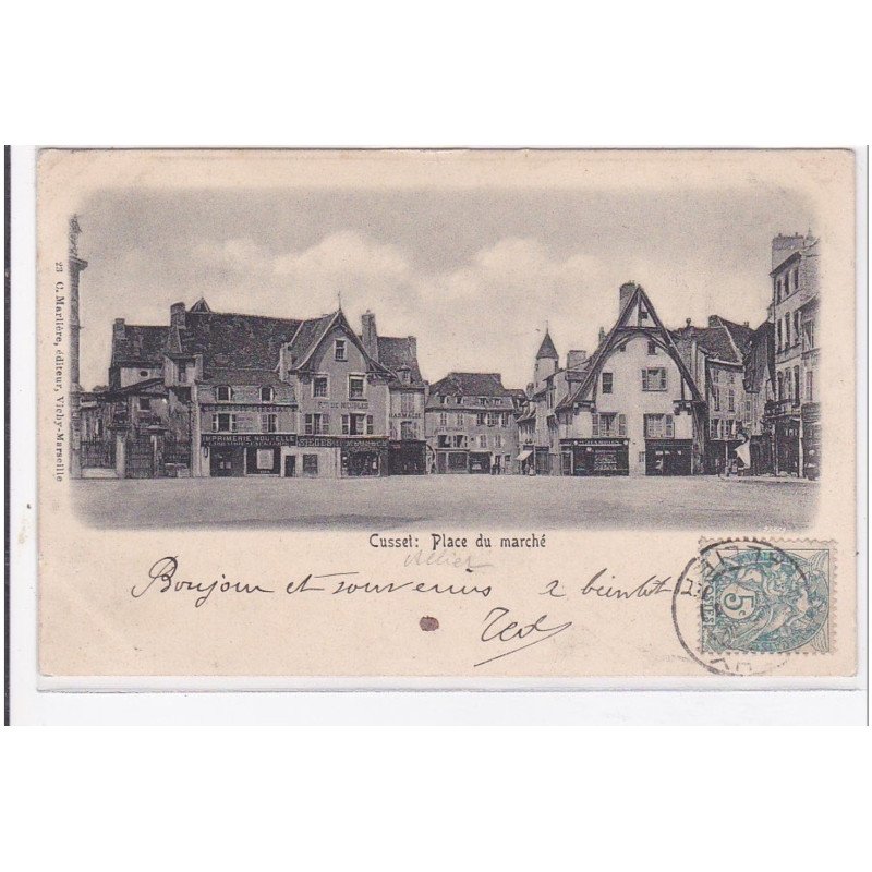 CUSSET : place du marché - tres bon etat