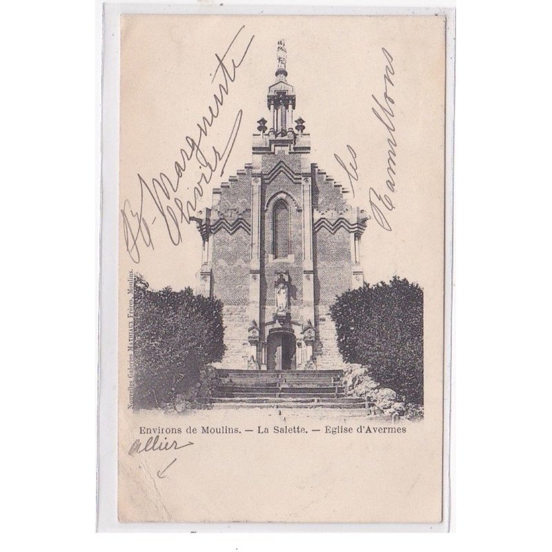 AVERMES : la salette, eglise d'avermes - etat