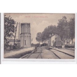 VALLON : la gare et le chateau d'eau - tres bon etat