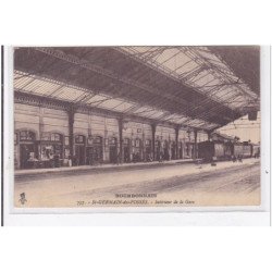 St-GERMAIN-des-FOSSES : interieur de la gare - tres bon etat