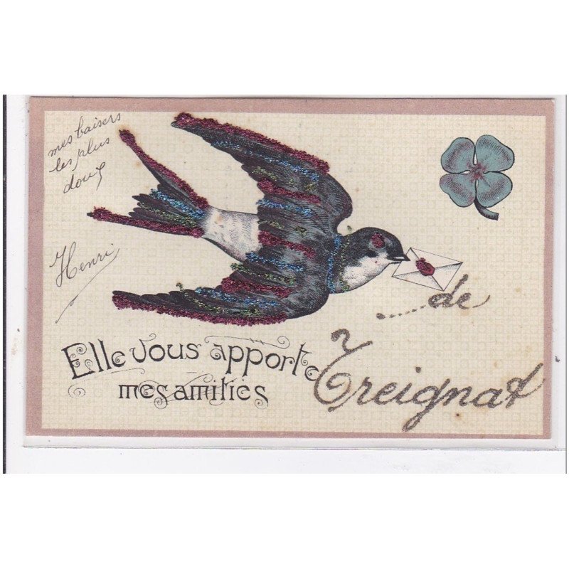 TREIGNAT : elle vous apporte mes amities - tres bon etat