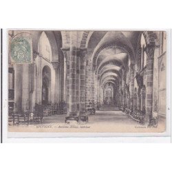 SOUVIGNY : ancienne abbaye, interieur - etat