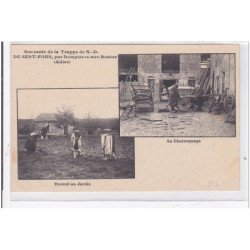 SEPT-FONS : travail au jardin, le charronnage - tres bon etat