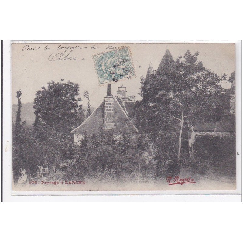 LARCHE : paysage - tres bon etat