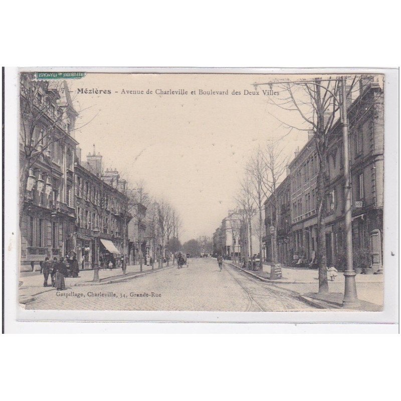 MEZIERES : avenue de charleville et boulevard des deux villes - tres bon etat
