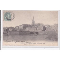 MEZIERES : vue prise du quai de l'esplanade 1902 - tres bon etat