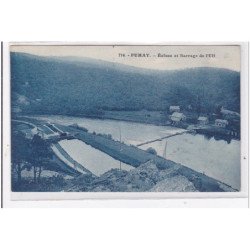 FUMAY : ecluse et barrage de l'uh - tres bon etat