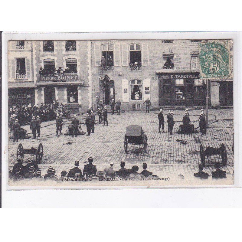 LAMBALLE: les pompiers (un sauvetage) - très bon état