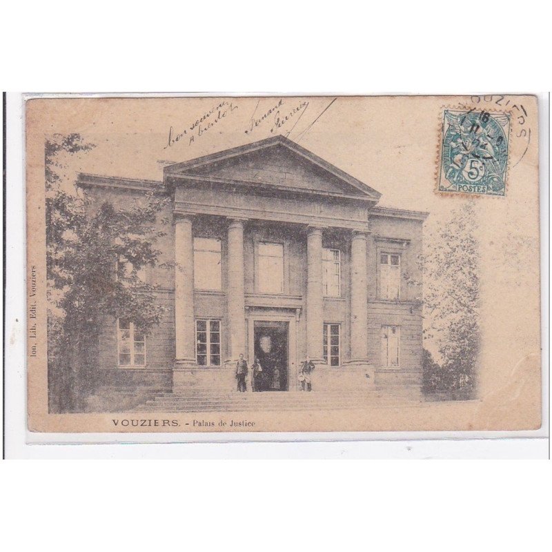 VOUZIERS : palais de justice - tres bon etat