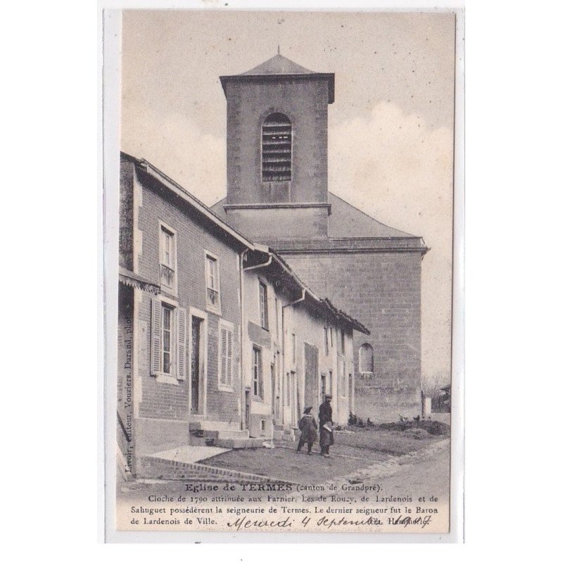 TERMES : eglise de termes, cloche de 1790 attribuée aux farnier - tres bon etat