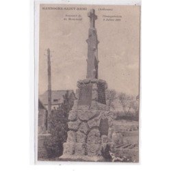 HANNOGNE-St-REMI : souvenir du monument l'inauguration 9 juillet 1922 - tres bon etat