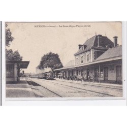 RETHEL : la gare (ligne paris-givet) - tres bon etat