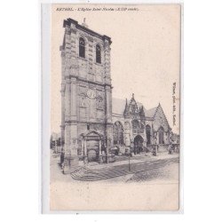 RETHEL : l'eglise st-nicolas XIIIe siecle - tres bon etat