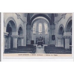 St-ETIENNE a ARNES : interieur de l'eglise - tres bon etat