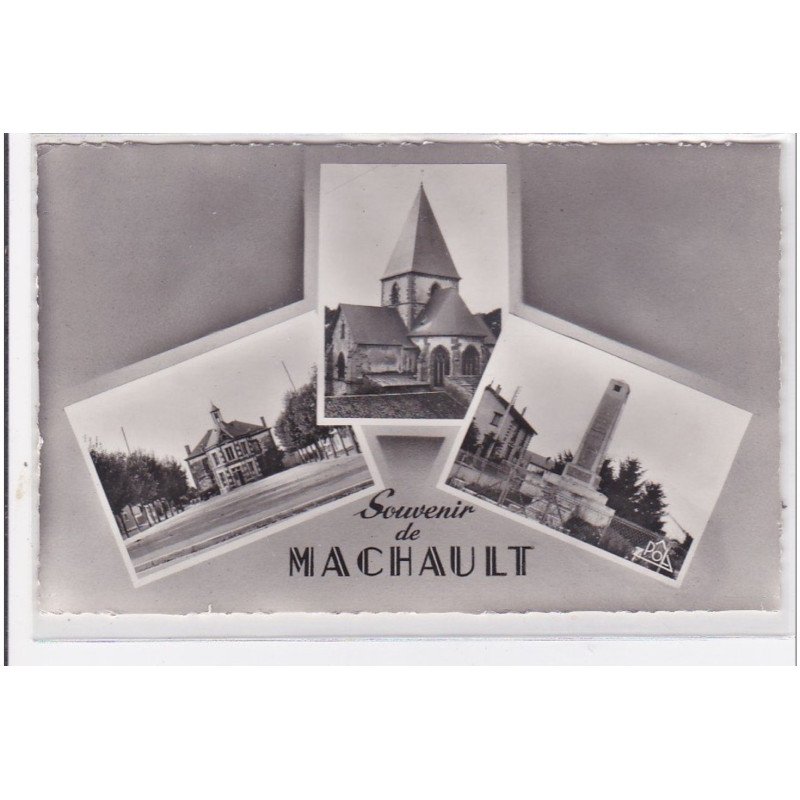 MACHAULT : souvenir de machault - tres bon etat