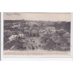 SIGNY-L'ABBAYE : place de l'hotel-de-ville - tres bon etat