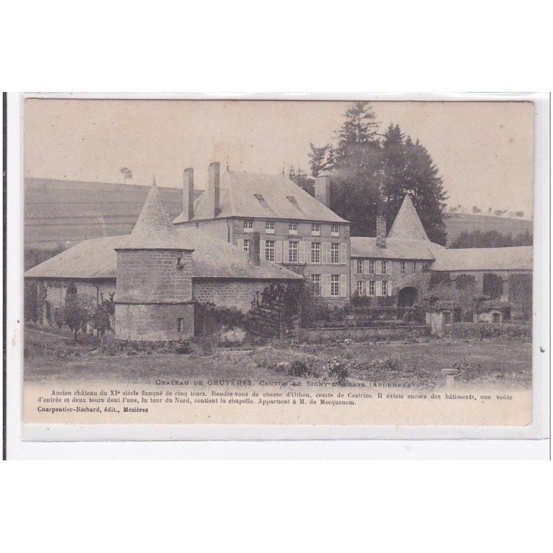 GRUYERES : chateau de gruyeres - tres bon etat