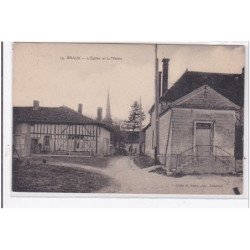 BRAUX : l'eglise et la mairie - etat